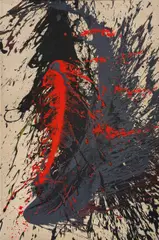 Enrique Fuentes, Auferstehung, 2022, mixed media on canvas; unframed