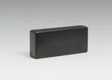 Karl Prantl, Column fragment, 1973, black granite