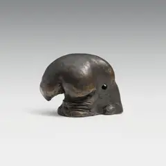Karl Korab, Skull, bronze