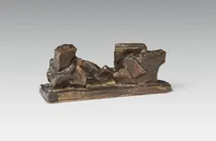Fritz Wotruba, Lying female, 1962, bronze