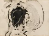 Paul Jenkins, Untitled, ink on paper; framed