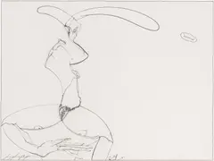 Johann Jascha, Untitled, 1989, graphite on paper; unframed
