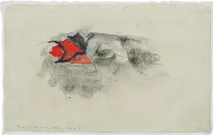 Peter Krawagna, Untitled, 2003, mixed media on paper; framed