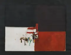 San Antimo by Giselbert Hoke, 1994, gouache on paper; framed, sold Apr 2023