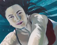 Bianca Regl, Untitled, 2005, oil on canvas; unframed