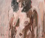 Georg Eisler, Torso, 1994, oil on canvas; framed