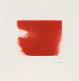 Arnulf Rainer, Untitled, colour etching; framed
