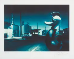 Gottfried Helnwein, In der Hitze der Nacht, print; framed