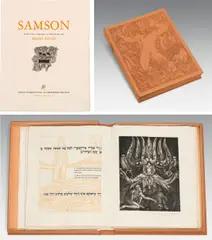 Ernst Fuchs, Portfolio: "Samson, 1967, 20 etchings on laid paper in original cassette; no. 39