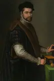 Antonio Campi, Portrait of a clock collector, c. 1550, oil on canvas