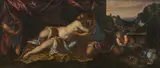 Vulcan surprising Venus and Mars by called Palma il Giovane Jacopo Negretti, c. 1590, oil on canvas, sold Dec 2022