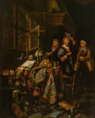 Gerard Thomas, The Quack, oil on canvas