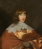 Anthonis Van Dyck, Portrait of a young nobleman, oil on canvas
