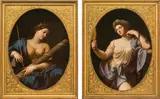 Marcantonio Franceschini, La Prudence / La Justice (counterparts), oil on canvas