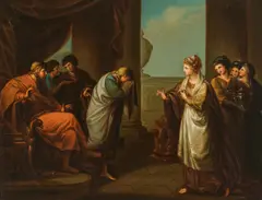Angelika Kauffmann, Antique scene, oil on canvas