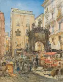 Franz Alt, Motif of Naples