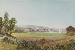 Joseph Gerstmayer, View of Schönbrunn and the Gloriette, watercolour on paper