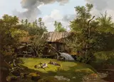 Friedrich Gauermann, Die Leinersäge beim Lachenbauer