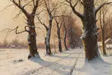 Walter Moras, Winter landscape