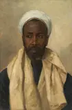 Franz Xaver Kosler, Portrait of a Nubian, oil on canvas