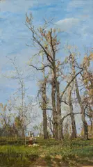 Tina Blau, Scene of the Prater (Spring), c. 1880/81, oil on canvas