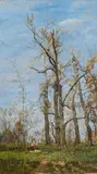 Tina Blau, Scene of the Prater (Spring), c. 1880/81, oil on canvas