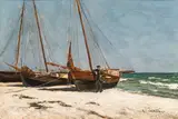 Walter Leistikow, Fishing boats on the beach