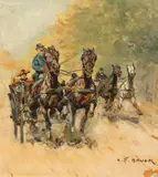 Carl Franz Bauer, Carriage ride