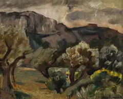 Willy Eisenschitz, Paysage du Tessin, 1928, oil on canvas; framed