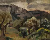 Willy Eisenschitz, Paysage du Tessin, 1928, oil on canvas; framed