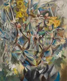 Georg Mayer-Marton, Spring Flowers, 1951, oil on canvas; framed