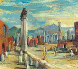 Otto Rudolf Schatz, The Forum in Pompeii