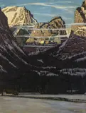 Karl Sterrer, Farmhouse on the wintry Hochschwab
