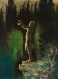 Karl Wilhelm Diefenbach, Statue of praying young man