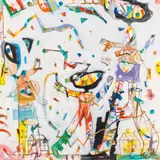 Anselm Gluck, Wir 3, 2009, acrylic on canvas; unframed