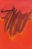 Markus Prachensky, Untitled, 1965, mixed media on cardboard; unframed