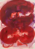 Markus Prachensky, Untitled, 1967, mixed media on paper; unframed