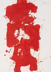 Markus Prachensky, Colima - Jalisco, 1974, mixed media on paper; unframed