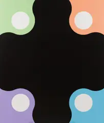 Untitled (CH 37/2018) by Christian Hutzinger, 2018, acrylic on canvas; unframed, offered Dec 2022