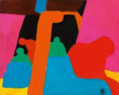 Robert Hammerstiel, Untitled, oil on canvas; unframed