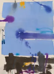Peter Marquant, Untitled, 2016, tempera on canvas; unframed