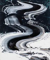 Christian Eisenberger, Untitled, 2017, acrylic on canvas; unframed