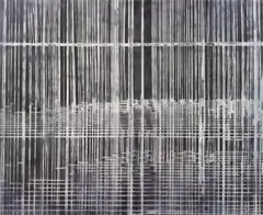 Clemens Wolf, The Forest of Fences III, 2011, oil on canvas; unframed