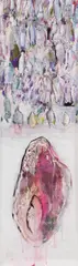 Sylvia K. Kummer, Untitled (from the cycle: al.one), 2019, mixed media on canvas; framed