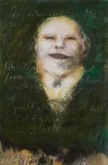 Anton Christian, Untitled, mixed media on paper; framed