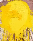 Hermann Nitsch, Untitled (Bulk picture), 2000, acrylic on jute; unframed