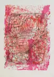 Hermann Nitsch, Untitled, 1984/92, lithograph on paper; framed