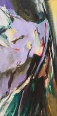 Leopold Ganzer, 08-85-16, 1985, acrylic on canvas; framed