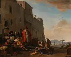 Thomas Wyck, Merchants in a Southern Port, c. 1660, oil on canvas