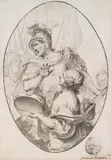 Antonio Balestra, Antique Scene, pen and India ink, wash